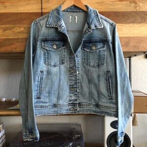 zara distressed denim jacket